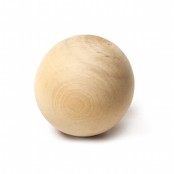 Swedish Wooden Stick Handling Ball 2”, Street Hockey PUCK-BALL, 