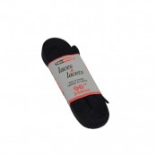 96" Black Figure Skate Laces, BANDED 100% Nylon, 244cm long lace, 6mm width, Ice Skate Lace.