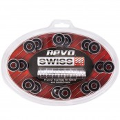  Bevo Swiss Platinum Race Rated Chrome Bearings (608) Inline and Roller Wheel Bearings 16 pcs Blister Pack 