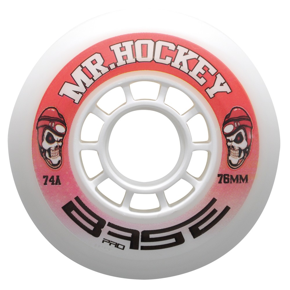80 mm "Mr Hockey" Pack of 4 Indoor Inline 74A Roller Skate Wheels 68 76 72 