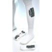 Long Ice Skate Socks, Sher-Wood Pro Hockey Skate Socks, foot socks White