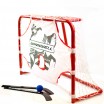 Ice Hockey Mini Goal Set, Skills Trainer, Sticks and Ball ( Metal Frame )