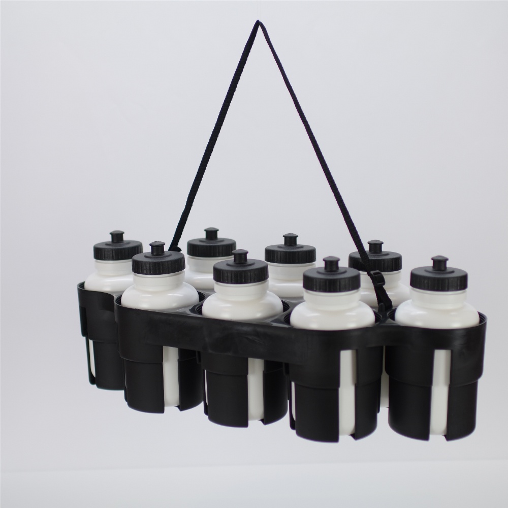 Moulded Water Bottle Carrier 8 x 1 Litre Sports Bottle Holder 